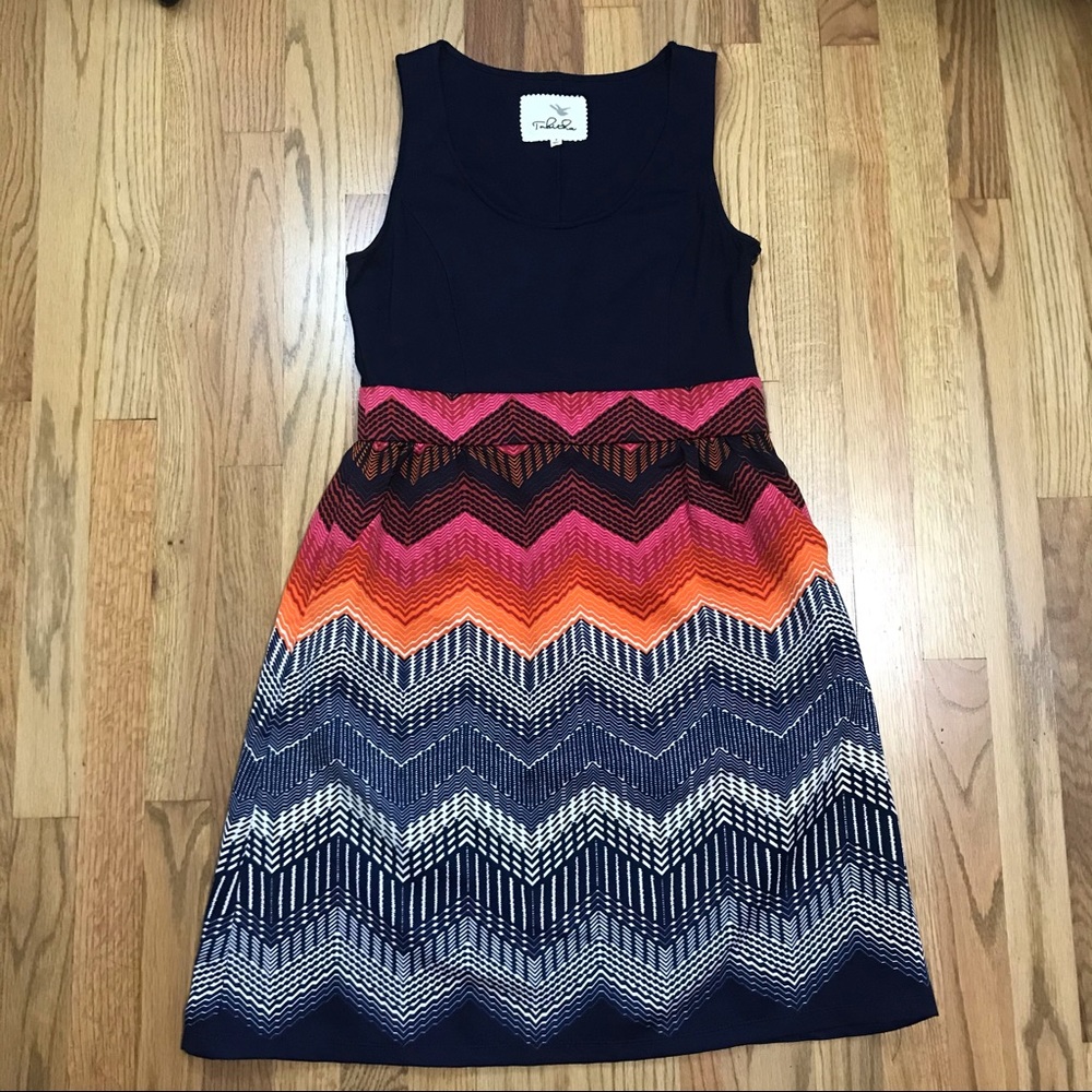 Tabitha Anthropologie summer dress fit flare, 6